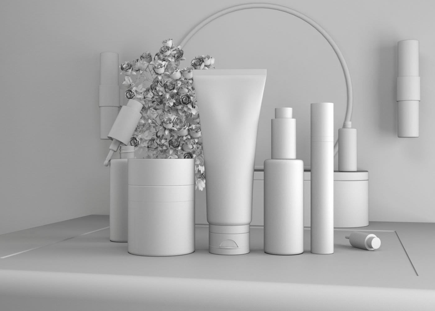 Modéliser des packagings cosmétiques réalistes