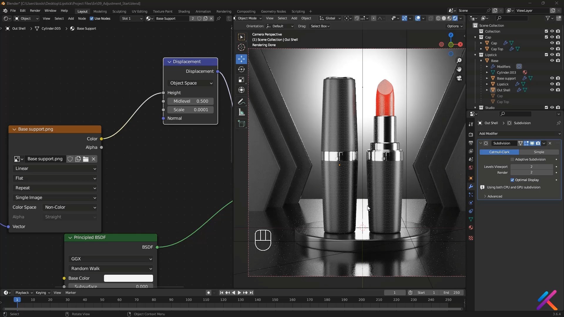 Eclairage de la scène dans Blender 3D